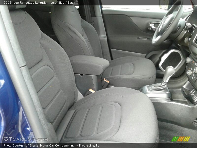 Jetset Blue / Black 2018 Jeep Renegade Latitude
