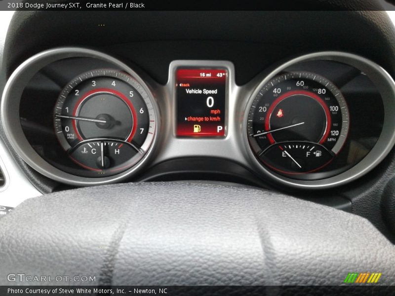 Granite Pearl / Black 2018 Dodge Journey SXT