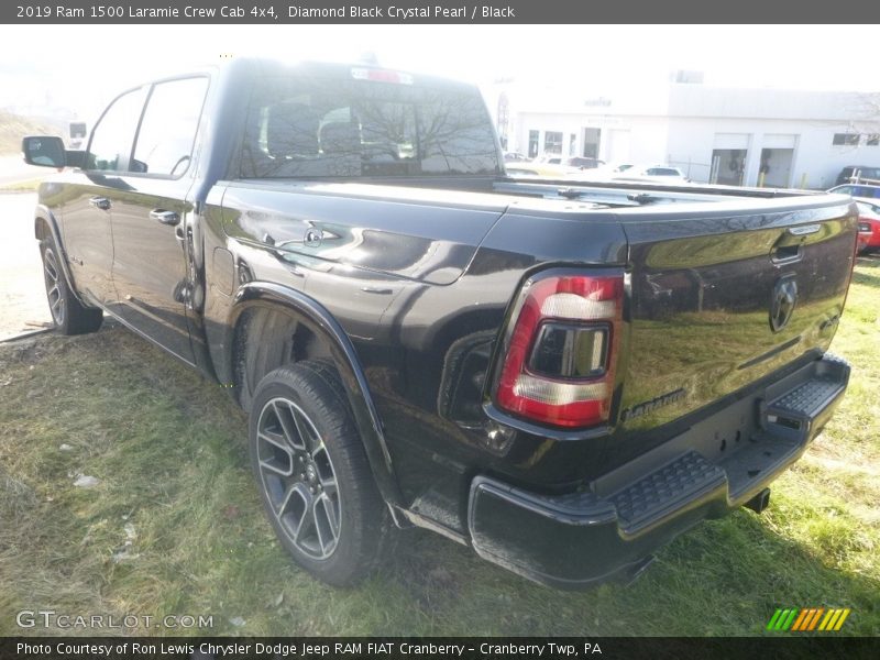 Diamond Black Crystal Pearl / Black 2019 Ram 1500 Laramie Crew Cab 4x4