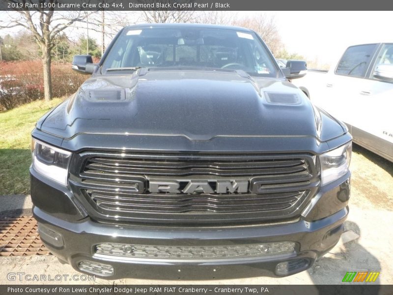 Diamond Black Crystal Pearl / Black 2019 Ram 1500 Laramie Crew Cab 4x4