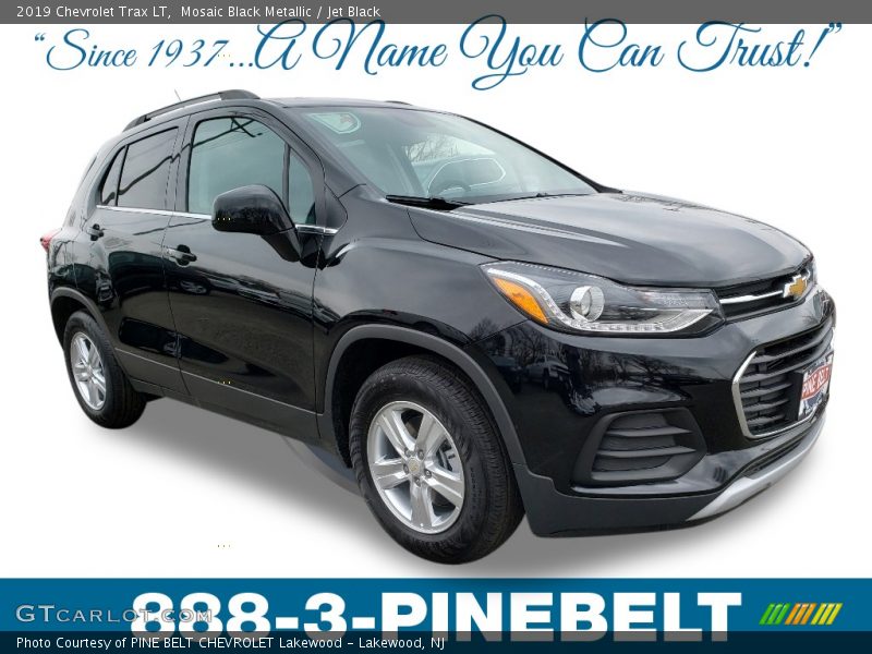 Mosaic Black Metallic / Jet Black 2019 Chevrolet Trax LT