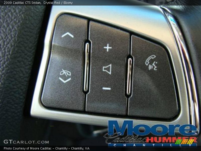 Crystal Red / Ebony 2009 Cadillac CTS Sedan