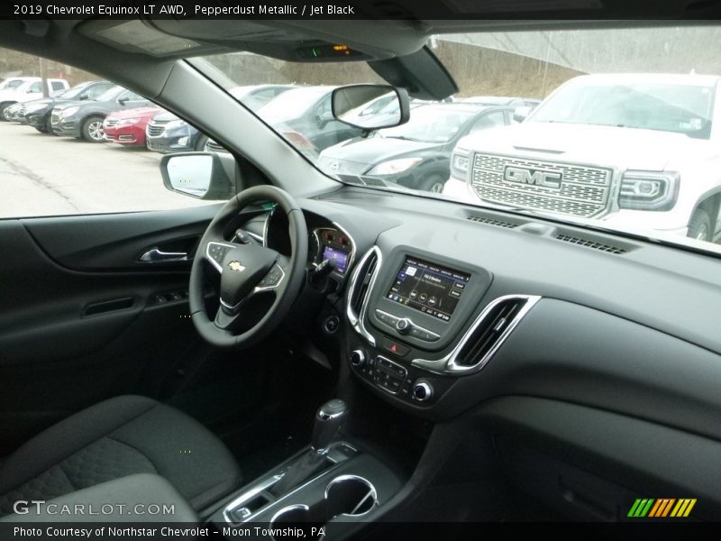 Pepperdust Metallic / Jet Black 2019 Chevrolet Equinox LT AWD