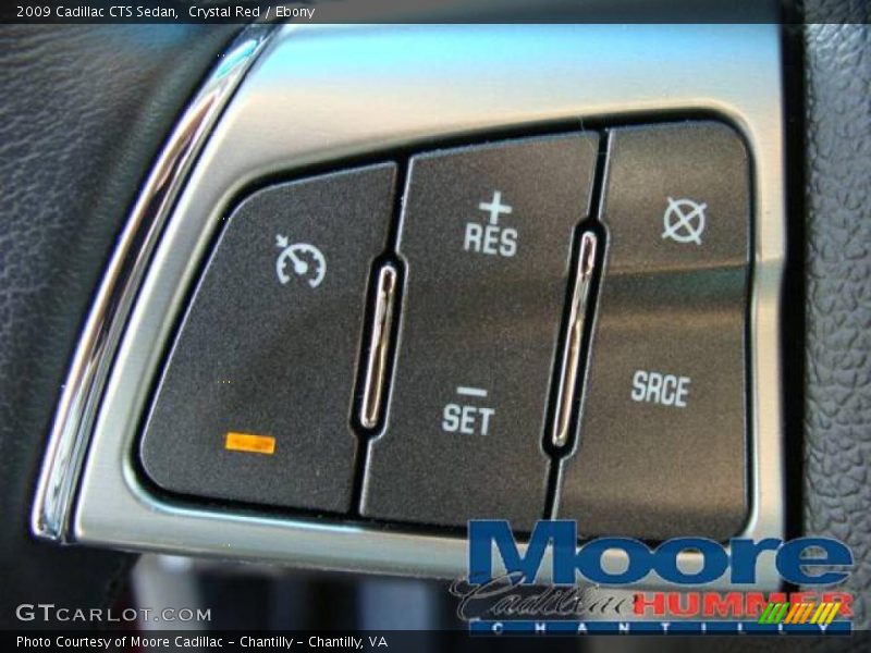 Crystal Red / Ebony 2009 Cadillac CTS Sedan