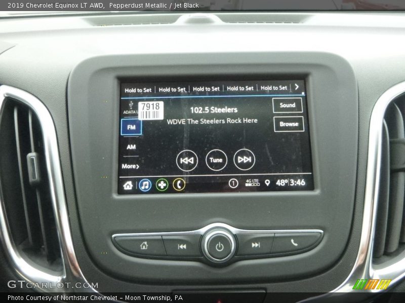 Pepperdust Metallic / Jet Black 2019 Chevrolet Equinox LT AWD