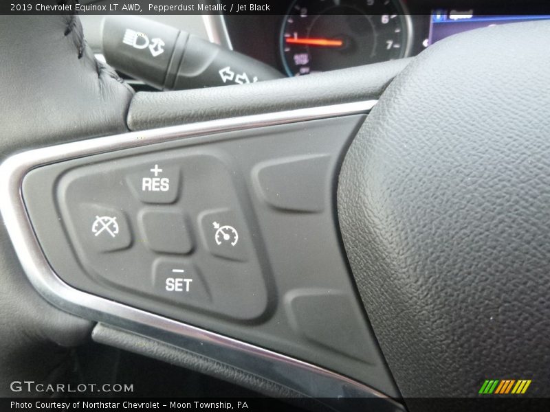 Pepperdust Metallic / Jet Black 2019 Chevrolet Equinox LT AWD