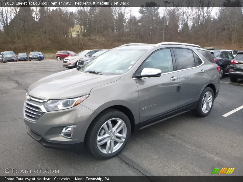 Pepperdust Metallic / Jet Black 2019 Chevrolet Equinox Premier AWD
