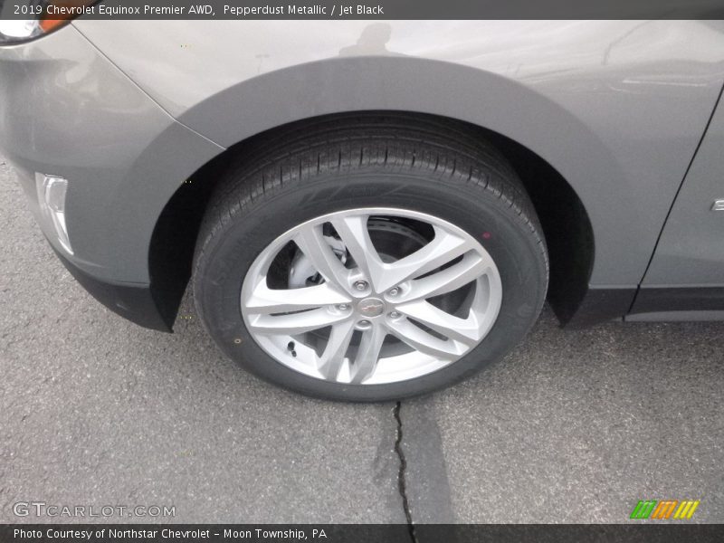 Pepperdust Metallic / Jet Black 2019 Chevrolet Equinox Premier AWD