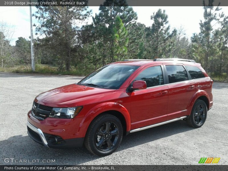 Redline / Black 2018 Dodge Journey Crossroad