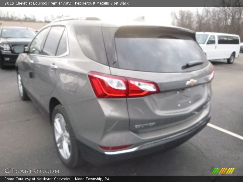 Pepperdust Metallic / Jet Black 2019 Chevrolet Equinox Premier AWD