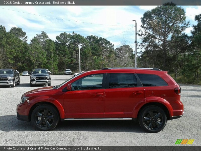 Redline / Black 2018 Dodge Journey Crossroad