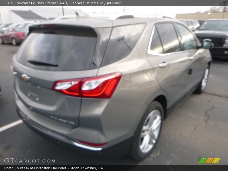 Pepperdust Metallic / Jet Black 2019 Chevrolet Equinox Premier AWD