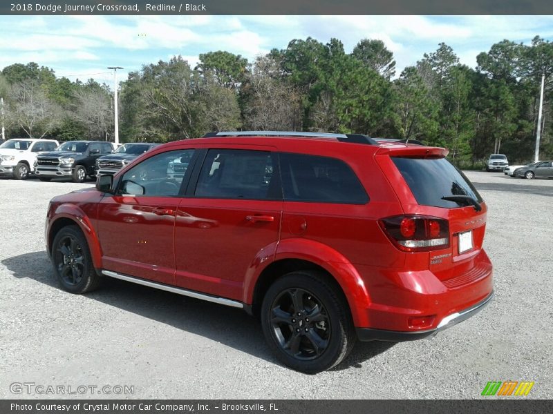 Redline / Black 2018 Dodge Journey Crossroad