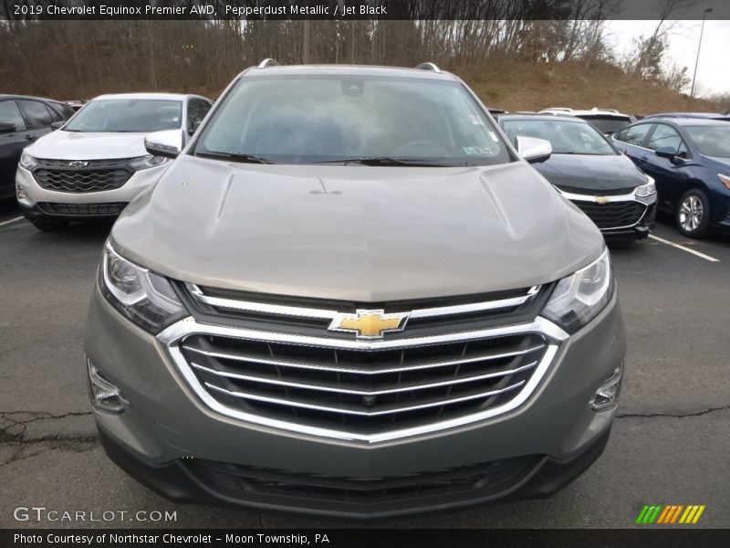 Pepperdust Metallic / Jet Black 2019 Chevrolet Equinox Premier AWD