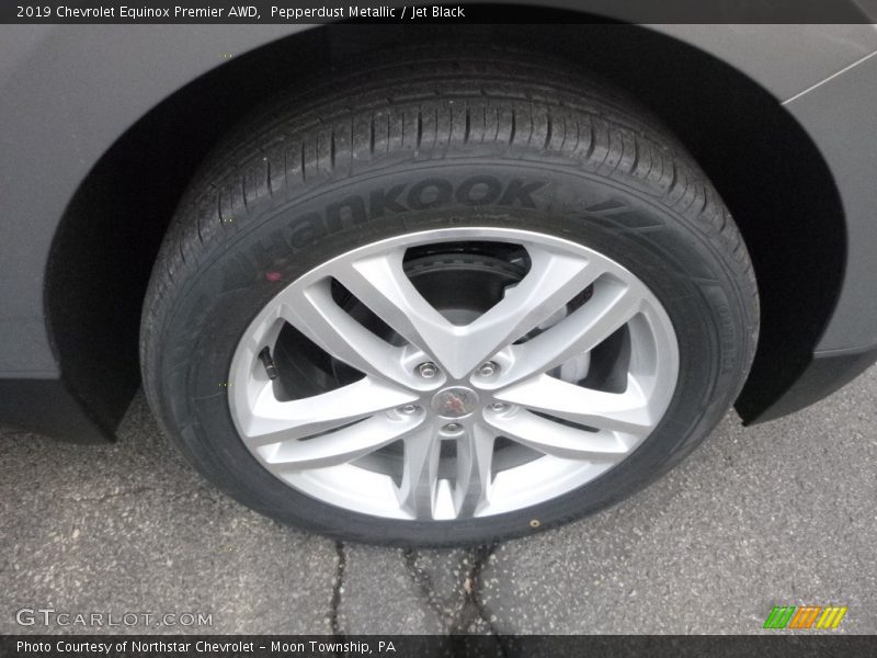 Pepperdust Metallic / Jet Black 2019 Chevrolet Equinox Premier AWD