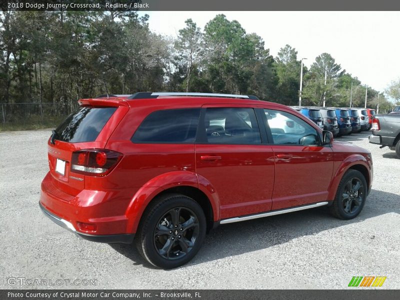 Redline / Black 2018 Dodge Journey Crossroad