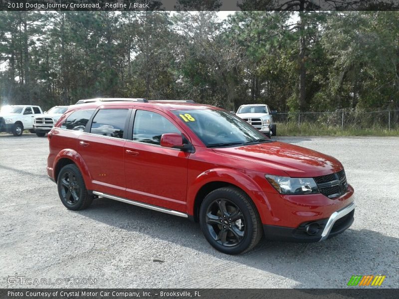 Redline / Black 2018 Dodge Journey Crossroad