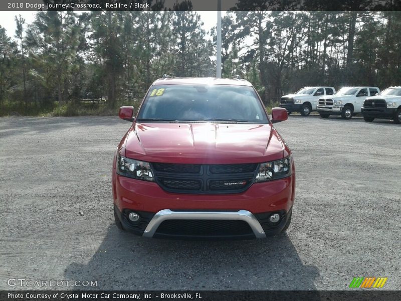 Redline / Black 2018 Dodge Journey Crossroad