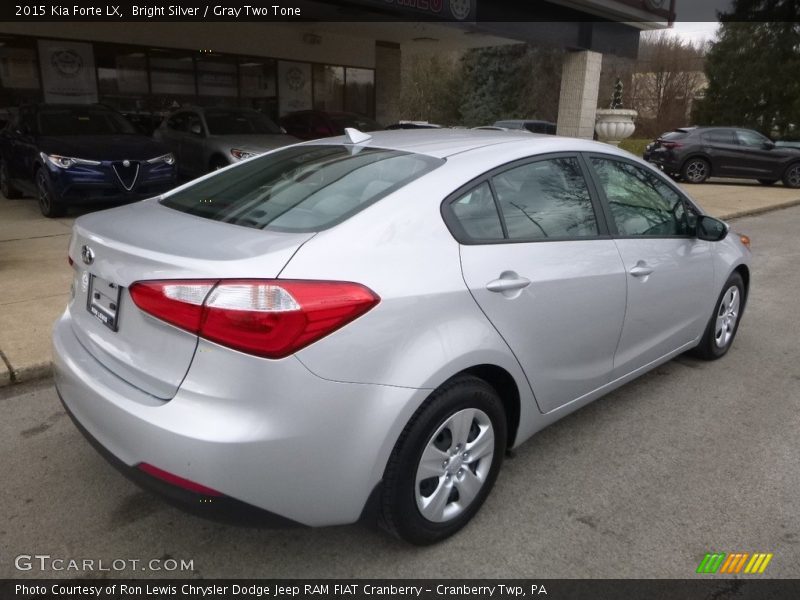 Bright Silver / Gray Two Tone 2015 Kia Forte LX