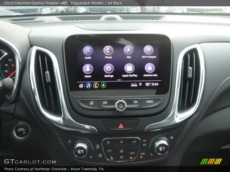 Pepperdust Metallic / Jet Black 2019 Chevrolet Equinox Premier AWD