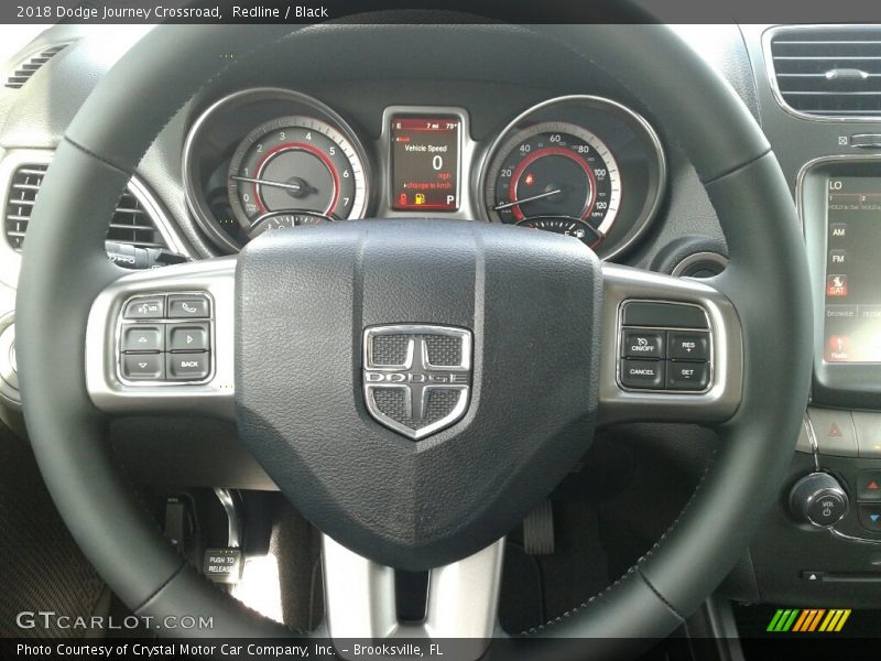 Redline / Black 2018 Dodge Journey Crossroad