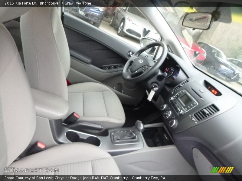Bright Silver / Gray Two Tone 2015 Kia Forte LX