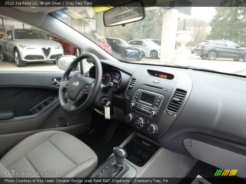 Bright Silver / Gray Two Tone 2015 Kia Forte LX