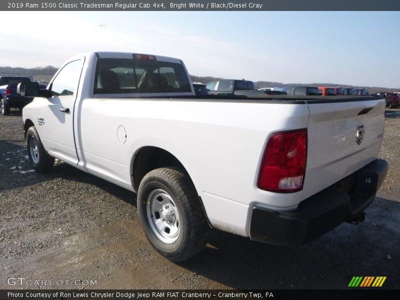 Bright White / Black/Diesel Gray 2019 Ram 1500 Classic Tradesman Regular Cab 4x4