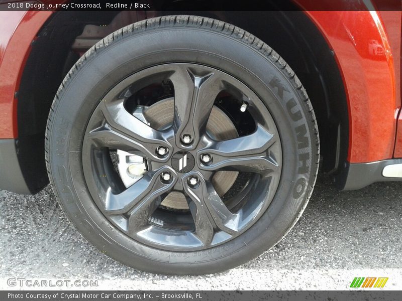 Redline / Black 2018 Dodge Journey Crossroad