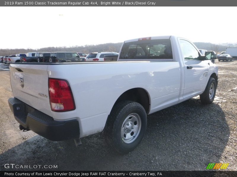 Bright White / Black/Diesel Gray 2019 Ram 1500 Classic Tradesman Regular Cab 4x4