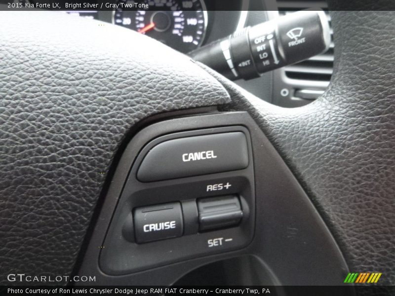 Bright Silver / Gray Two Tone 2015 Kia Forte LX