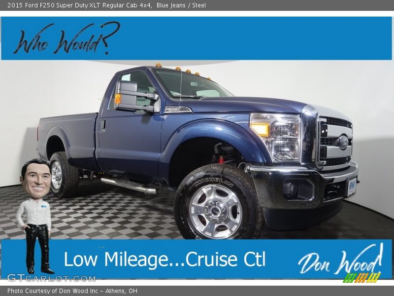 Blue Jeans / Steel 2015 Ford F250 Super Duty XLT Regular Cab 4x4