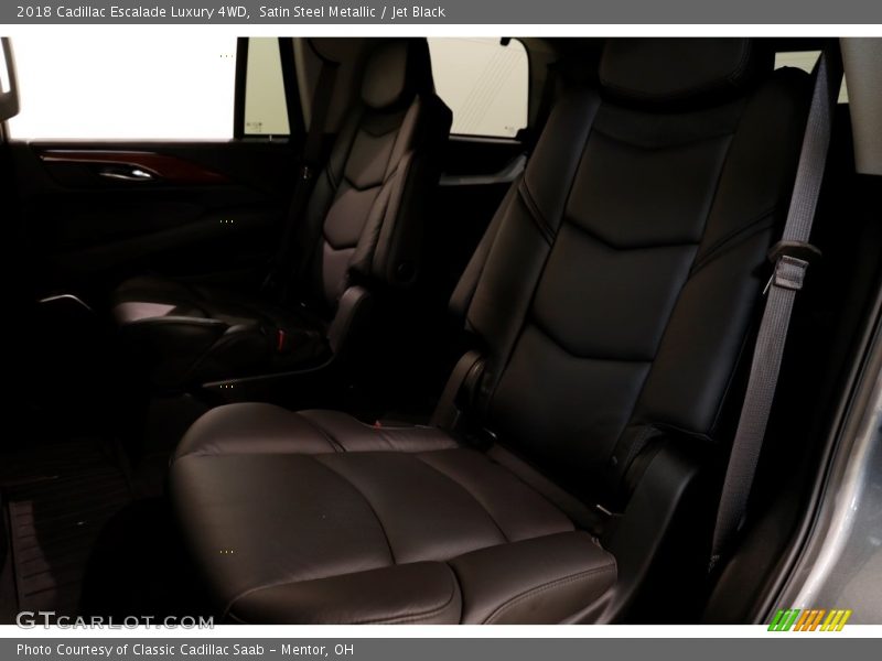 Satin Steel Metallic / Jet Black 2018 Cadillac Escalade Luxury 4WD