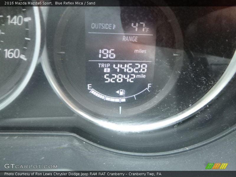 Blue Reflex Mica / Sand 2016 Mazda Mazda6 Sport
