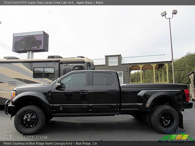 Agate Black / Black 2019 Ford F350 Super Duty Lariat Crew Cab 4x4