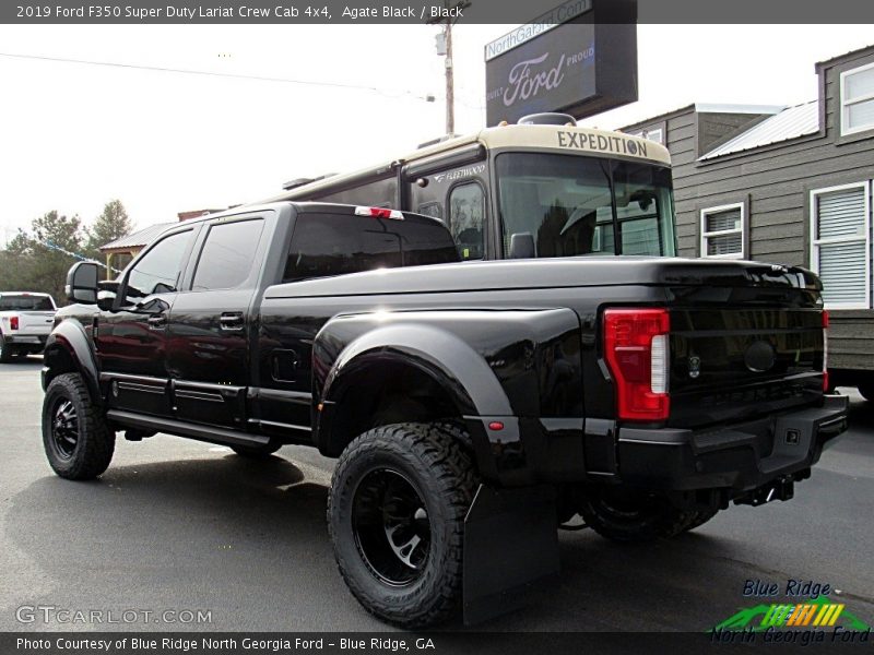 Agate Black / Black 2019 Ford F350 Super Duty Lariat Crew Cab 4x4