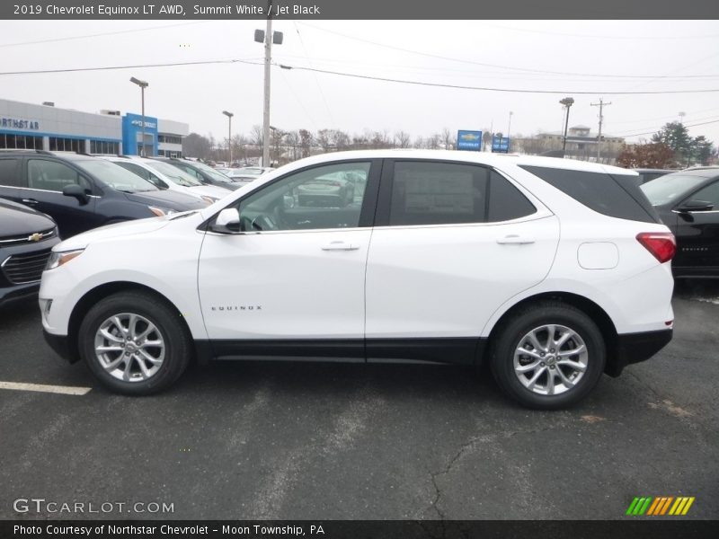 Summit White / Jet Black 2019 Chevrolet Equinox LT AWD