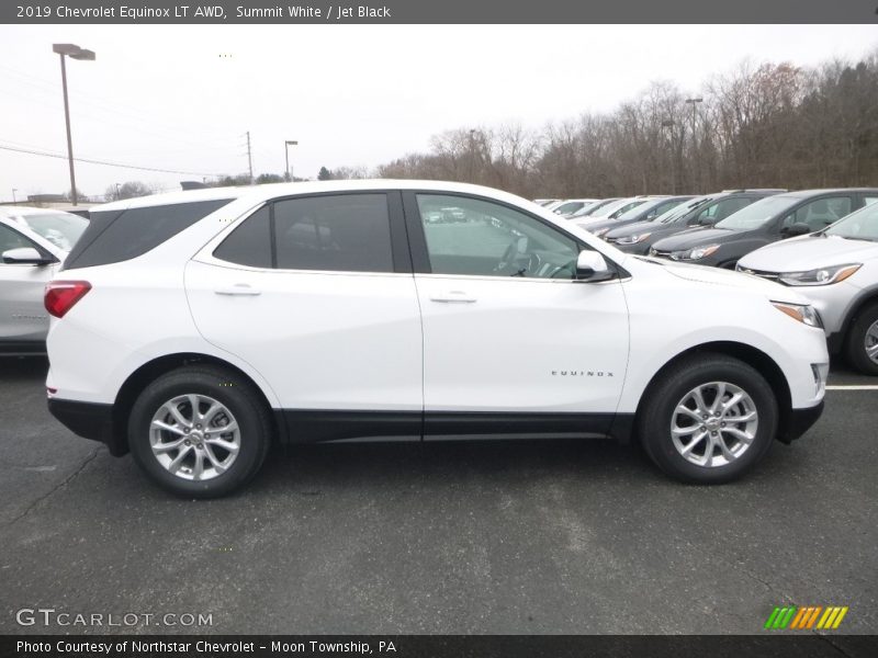 Summit White / Jet Black 2019 Chevrolet Equinox LT AWD