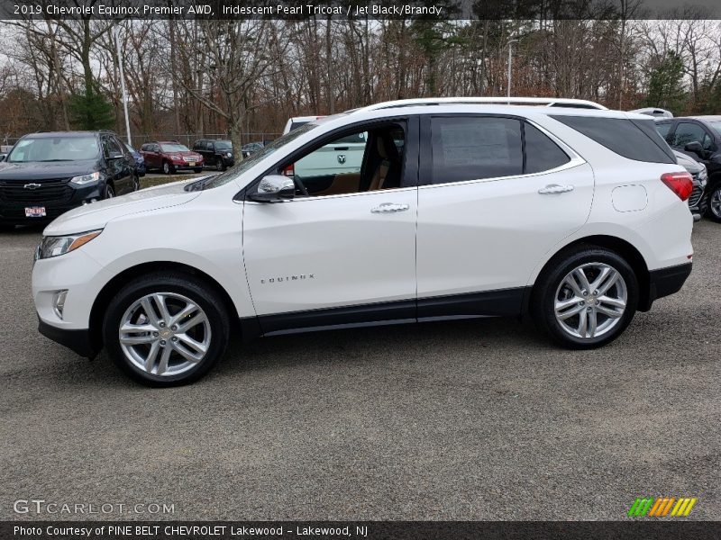 Iridescent Pearl Tricoat / Jet Black/Brandy 2019 Chevrolet Equinox Premier AWD