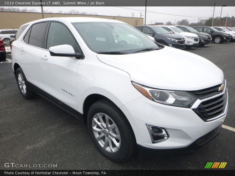 Summit White / Jet Black 2019 Chevrolet Equinox LT AWD