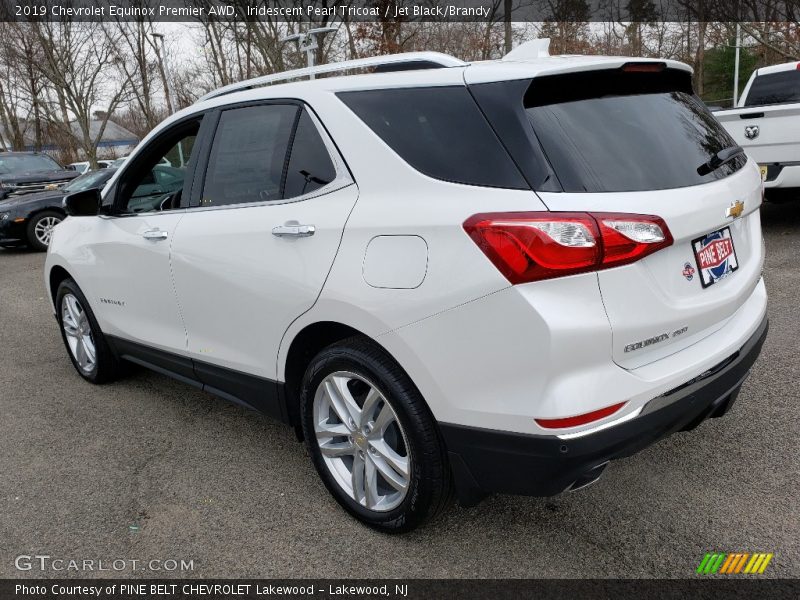 Iridescent Pearl Tricoat / Jet Black/Brandy 2019 Chevrolet Equinox Premier AWD