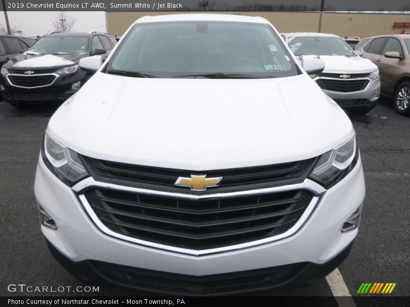 Summit White / Jet Black 2019 Chevrolet Equinox LT AWD