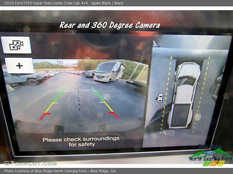 Agate Black / Black 2019 Ford F350 Super Duty Lariat Crew Cab 4x4