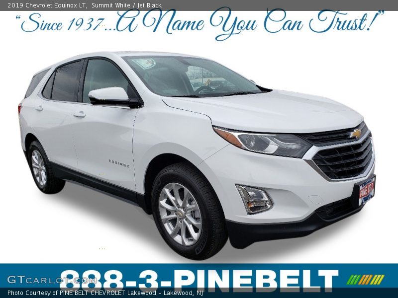 Summit White / Jet Black 2019 Chevrolet Equinox LT