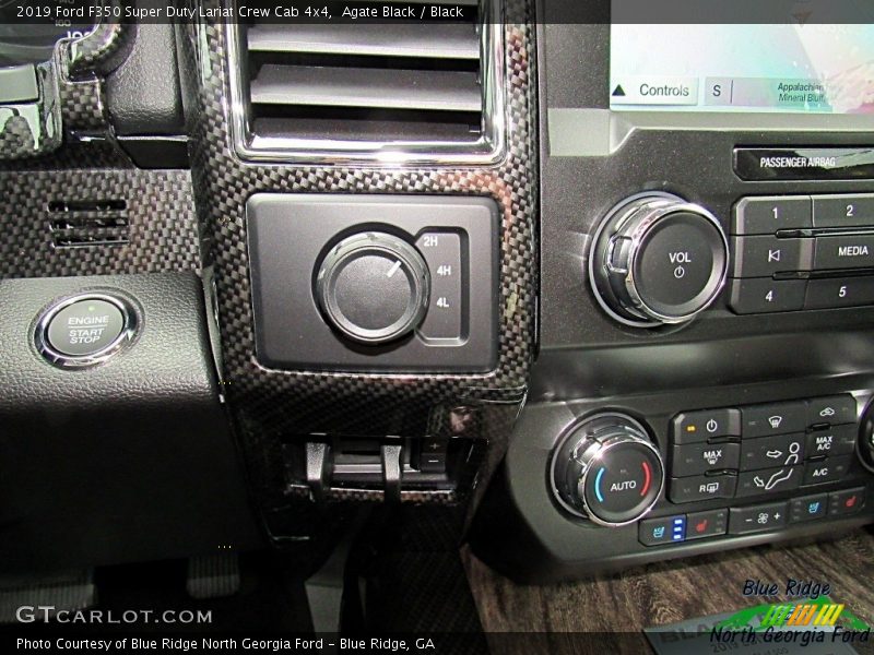 Agate Black / Black 2019 Ford F350 Super Duty Lariat Crew Cab 4x4