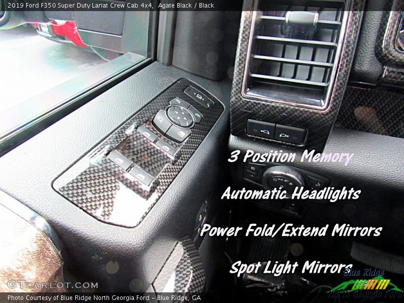 Agate Black / Black 2019 Ford F350 Super Duty Lariat Crew Cab 4x4