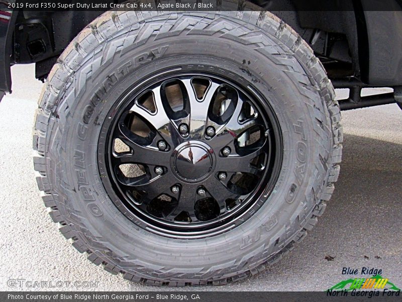 Agate Black / Black 2019 Ford F350 Super Duty Lariat Crew Cab 4x4