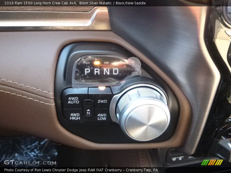 Billett Silver Metallic / Black/New Saddle 2019 Ram 1500 Long Horn Crew Cab 4x4