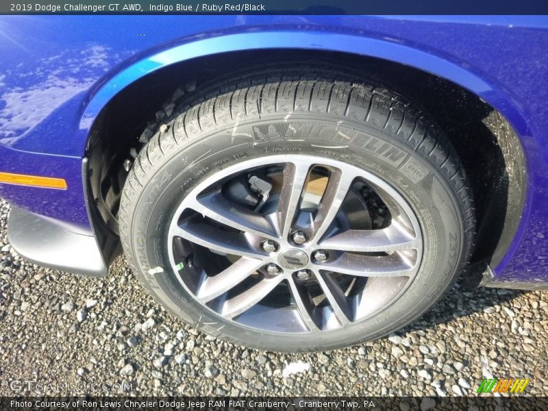 Indigo Blue / Ruby Red/Black 2019 Dodge Challenger GT AWD