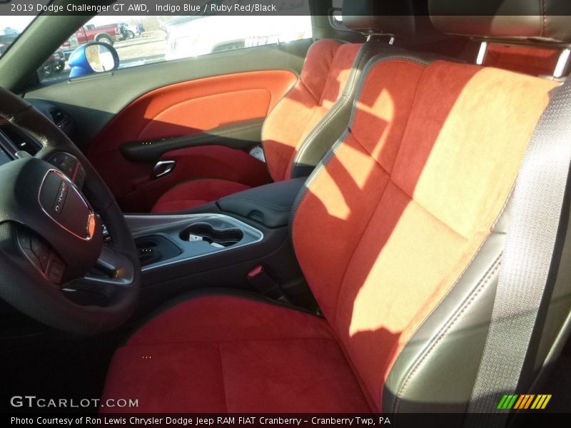Indigo Blue / Ruby Red/Black 2019 Dodge Challenger GT AWD